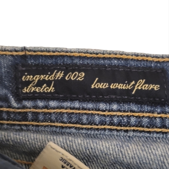 Citizens of Humanity Ingrid #002 Stretch Low Waist Flare Size 28 Blue Jeans - Picture 4 of 13